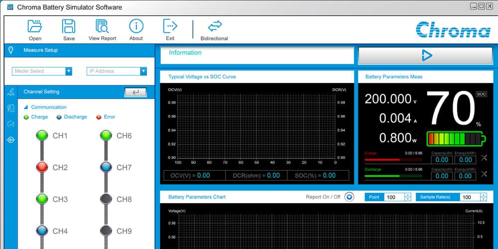 Battery Simulator Interface