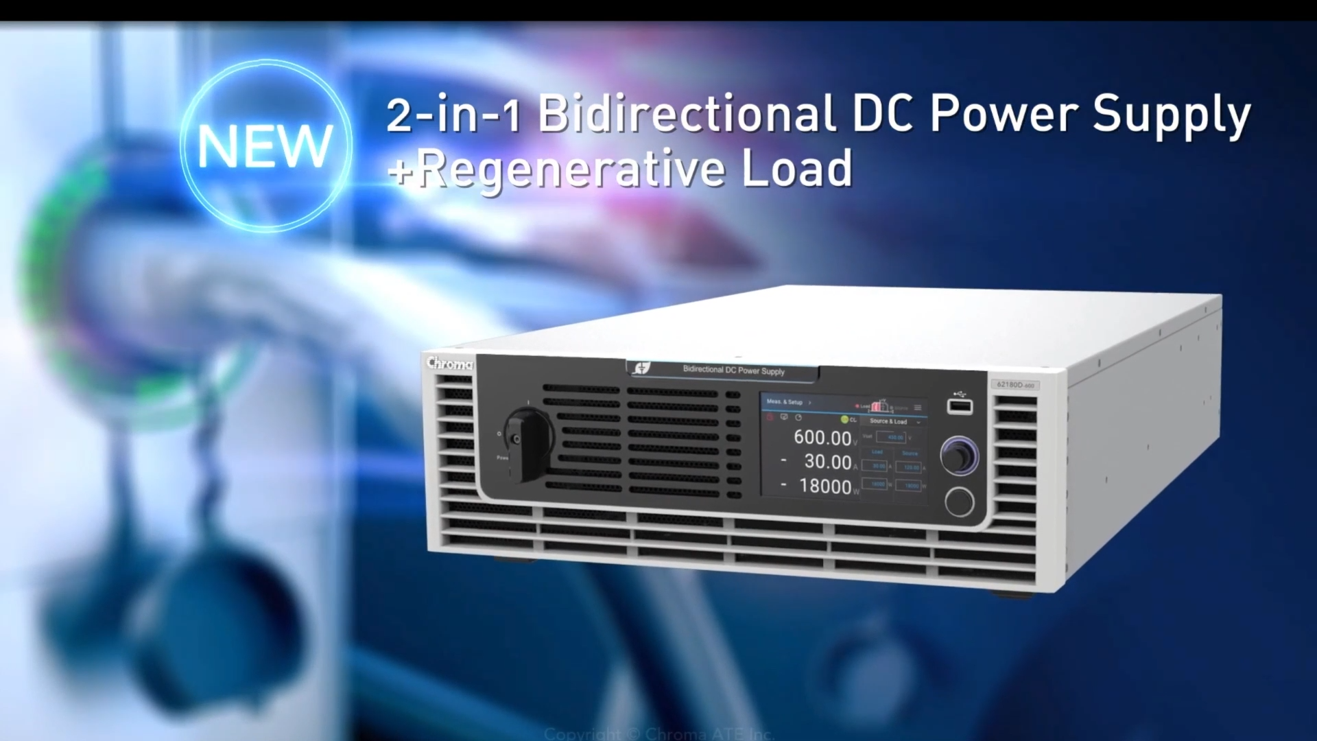 Chroma Bidirectional DC Power Supply Operation