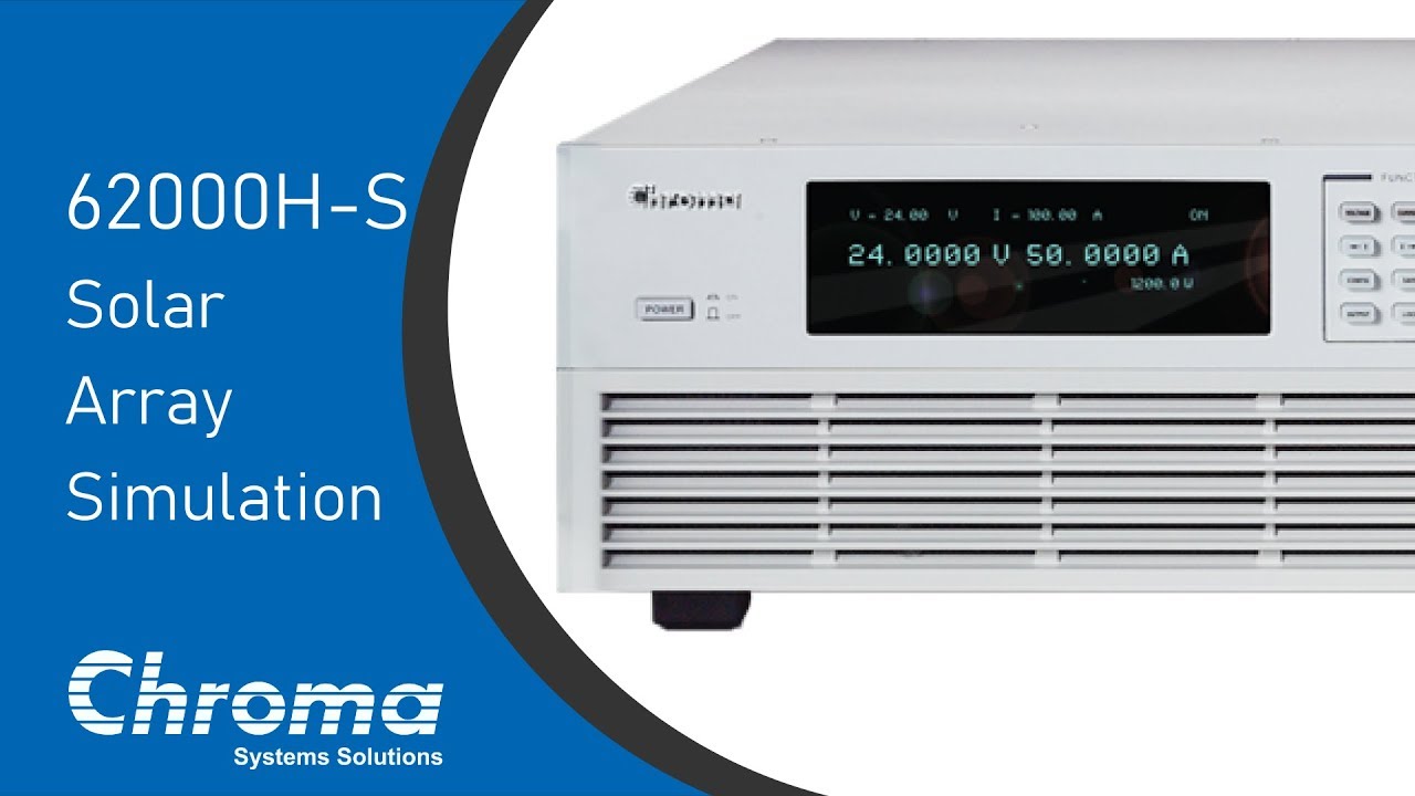 62000H- S Solar Array Simulation