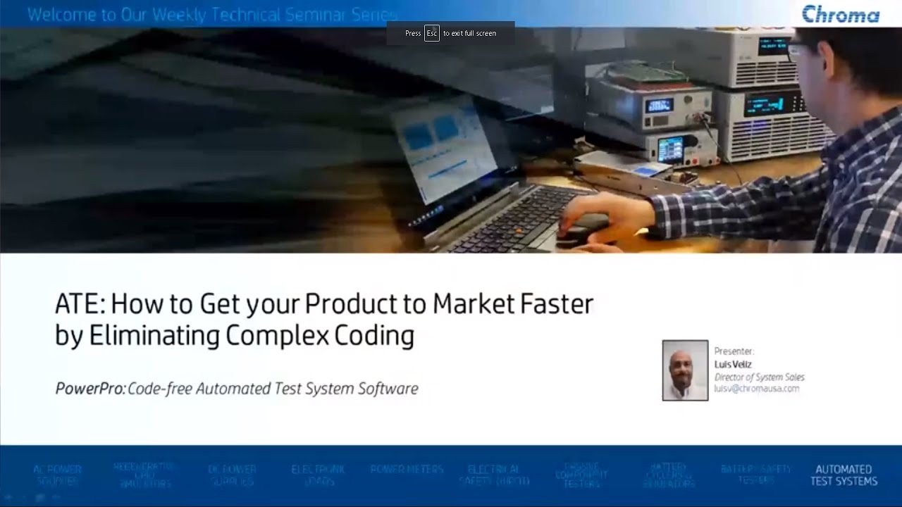 Technical Webinar: ATE – Get Products to Market Faster by Eliminating Complex Coding