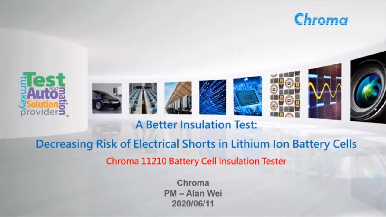 A Better Insulation Test: Decreasing Risk of Electrical Shorts in Lithium Ion Battery Cells