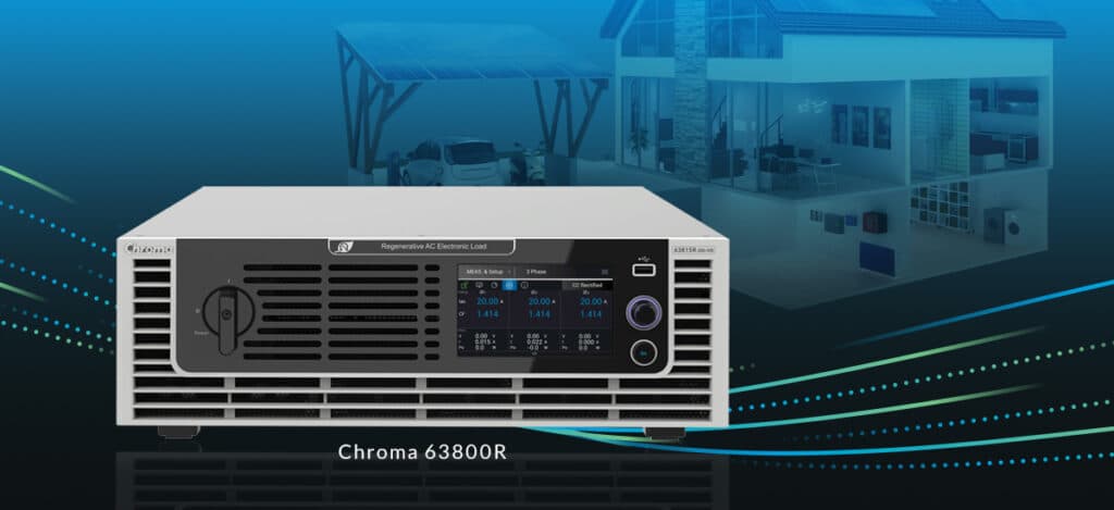 High-Power Regenerative AC Electronic Load Released by Chroma