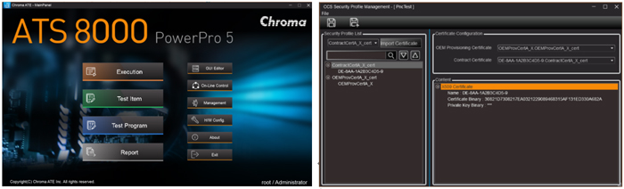 Chroma PowerPro 5 Certificate Management Tool