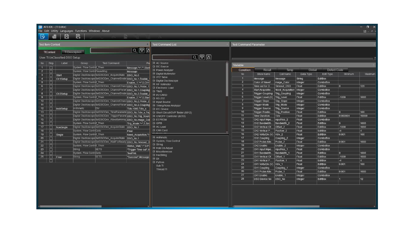 Automated test software - Powerpro by Chroma
