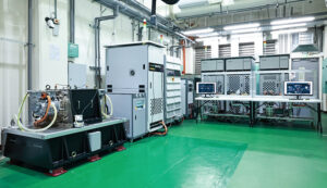 Chroma's lab floor showing different Chroma instruments