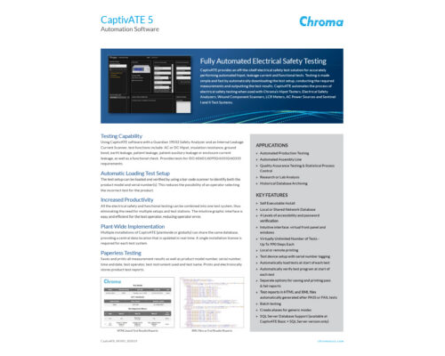 CaptivATE 5 software brochure