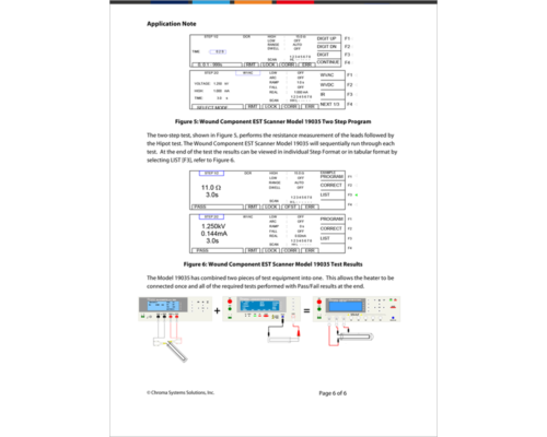 Heater Testing Simplified With the Wound Component EST Scanner Model 19035