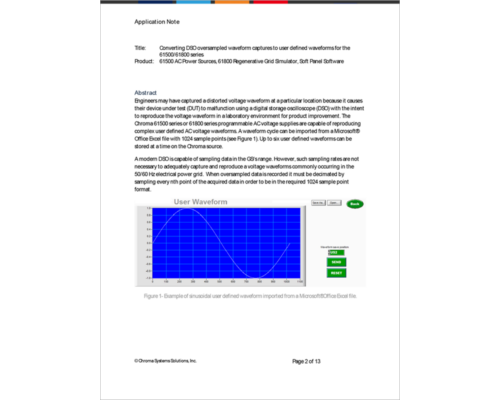 Converting DSO oversampled waveform captures to user defined waveforms