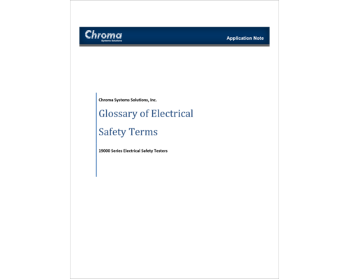 Glossary of Electrical Safety Terms