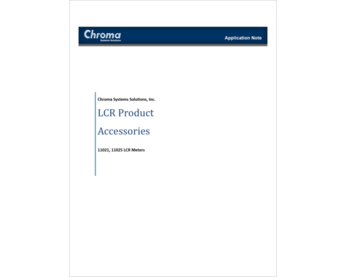 LCR Product Accessories