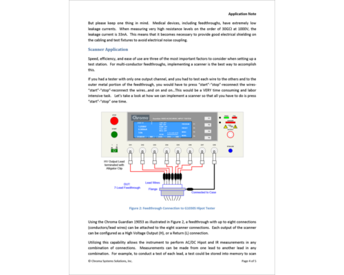 Hipot Testing Multi Conductor Feedthroughs