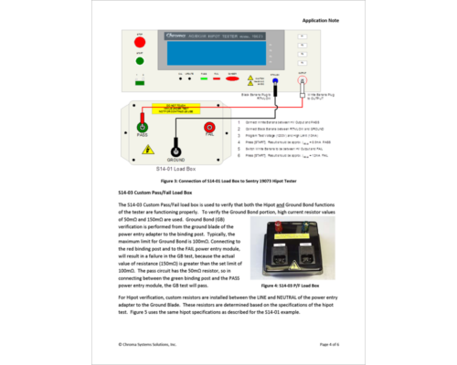 Using A Load Box To Verify A Hipot Tester Is Working