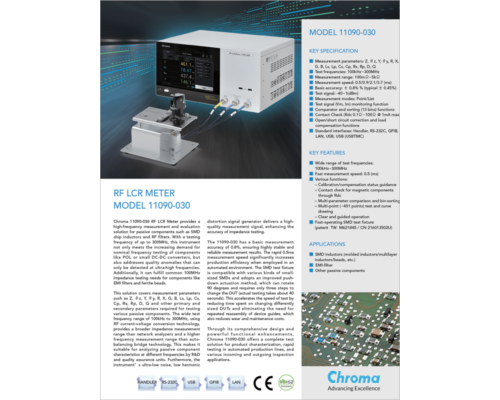 Datasheet | RF LCR Meter 11090-030